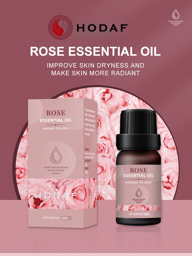 Luxury Skincare Shop - Minyak Esensial Mawar HODAF—Minyak Pijat Tubuh,