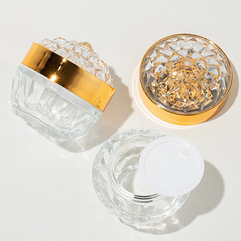 Luxury Skincare Containers - Botol Krim Wajah Kaca Mewah 50g