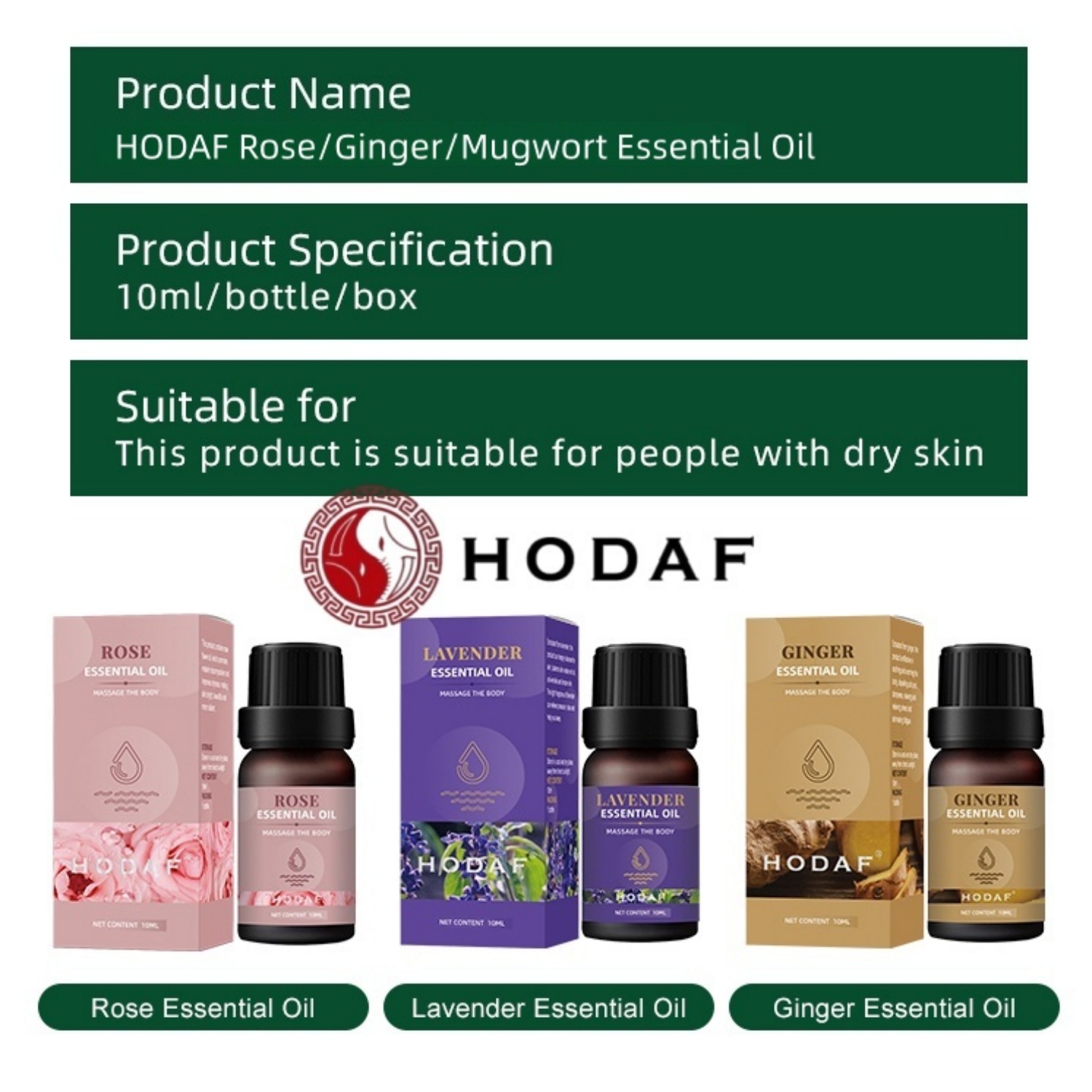 Luxury Skincare Shop - Minyak Esensial Campuran HODAF: Minyak Esensial