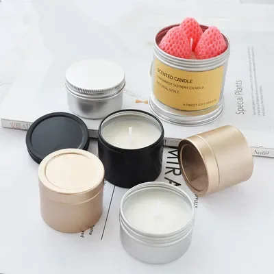 Luxury Skincare Containers - Stoples Lilin Mewah dengan Tutup, Wadah