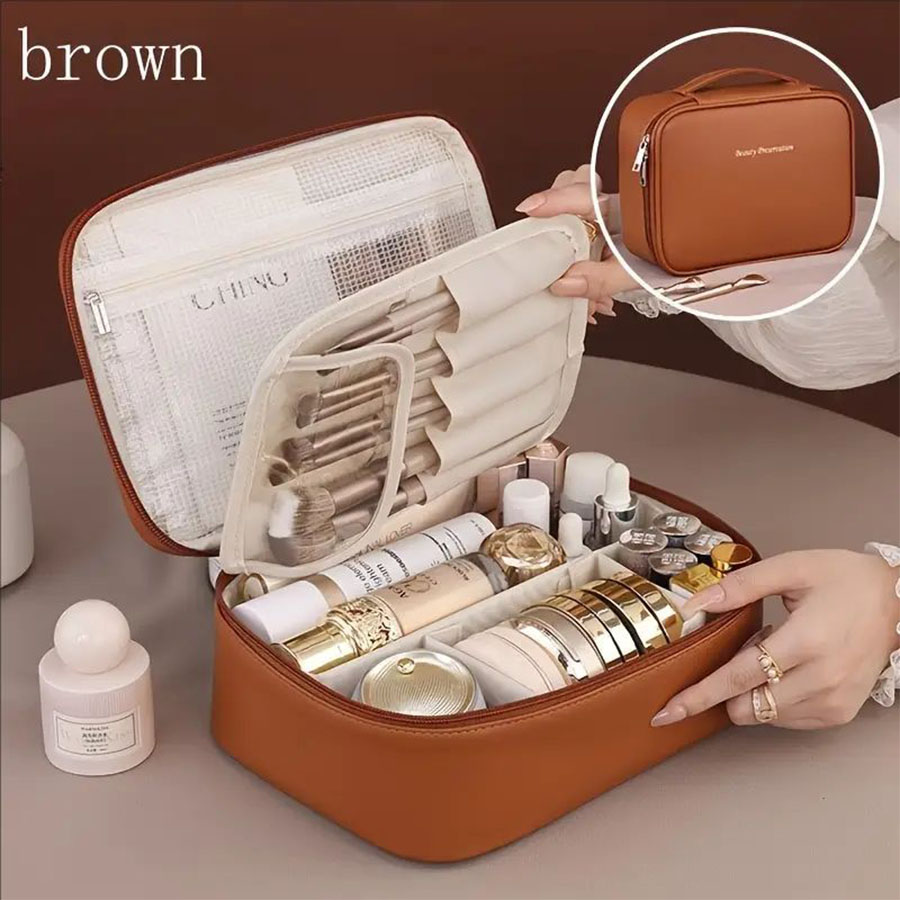 Luxury Skincare Containers - Tas Kosmetik Wanita Baru Tas Penyimpanan