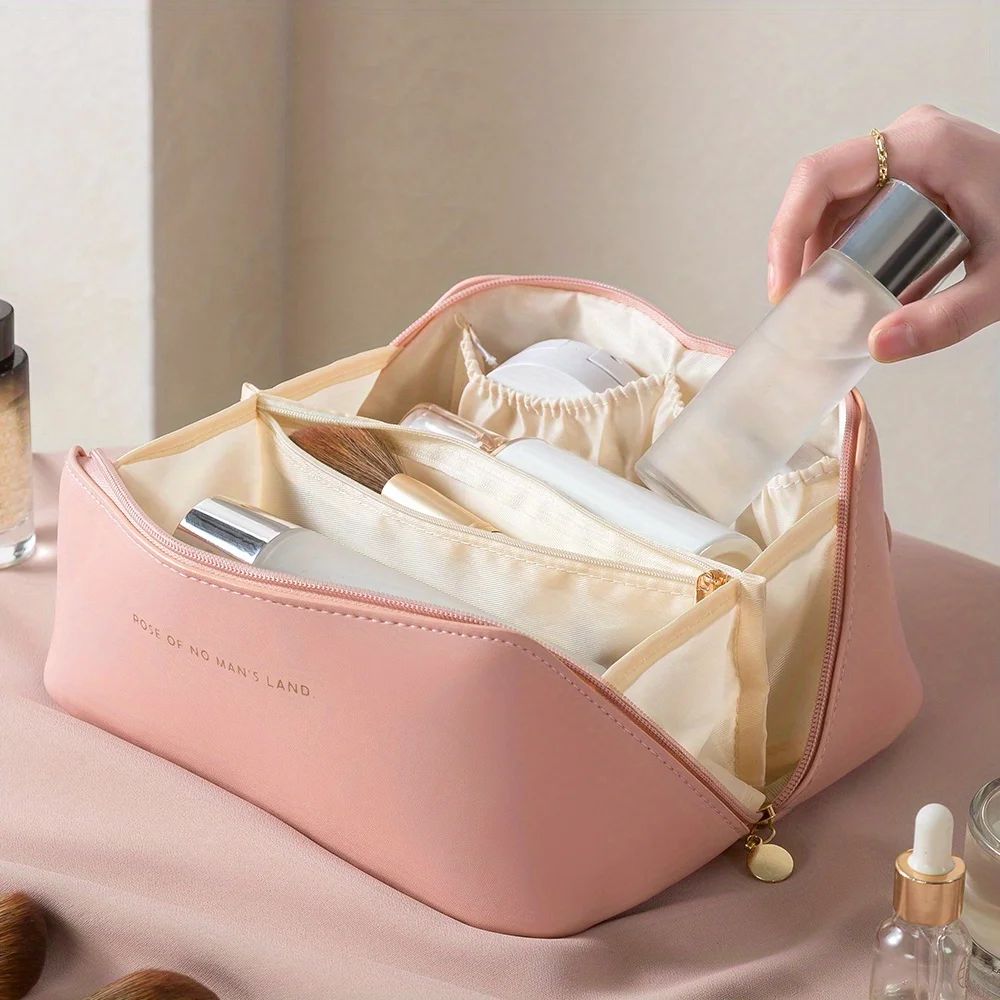 Tas Organizer Makeup, Tas Perl - Luxury Skincare Containers ulasan dan harga
