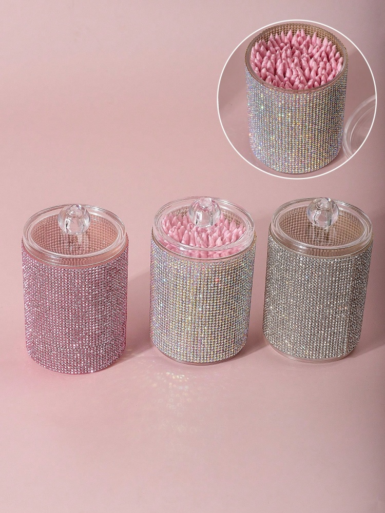 Toples Penyimpanan Kapas Berhi - Luxury Skincare Containers ulasan dan harga
