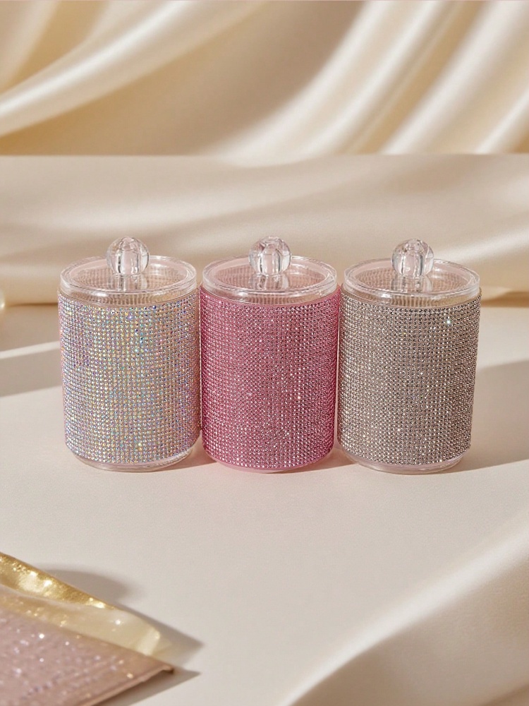Toples Penyimpanan Kapas Berhi - Luxury Skincare Containers ulasan dan harga