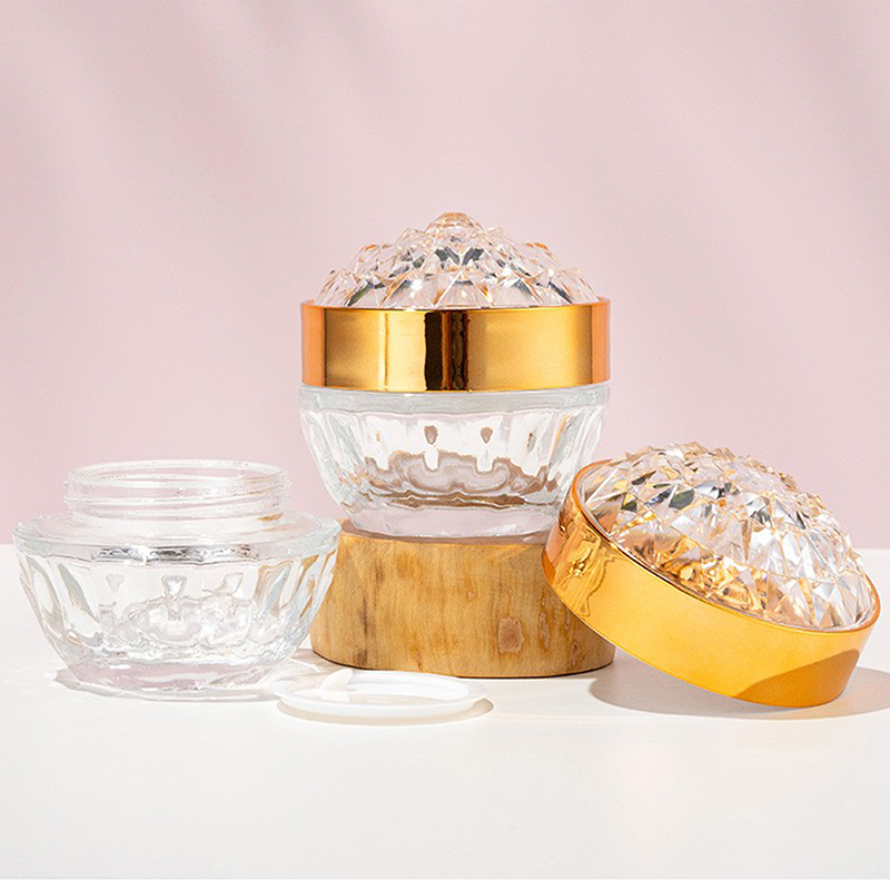 Botol Krim Wajah Kaca Mewah 50 - Luxury Skincare Containers ulasan dan harga