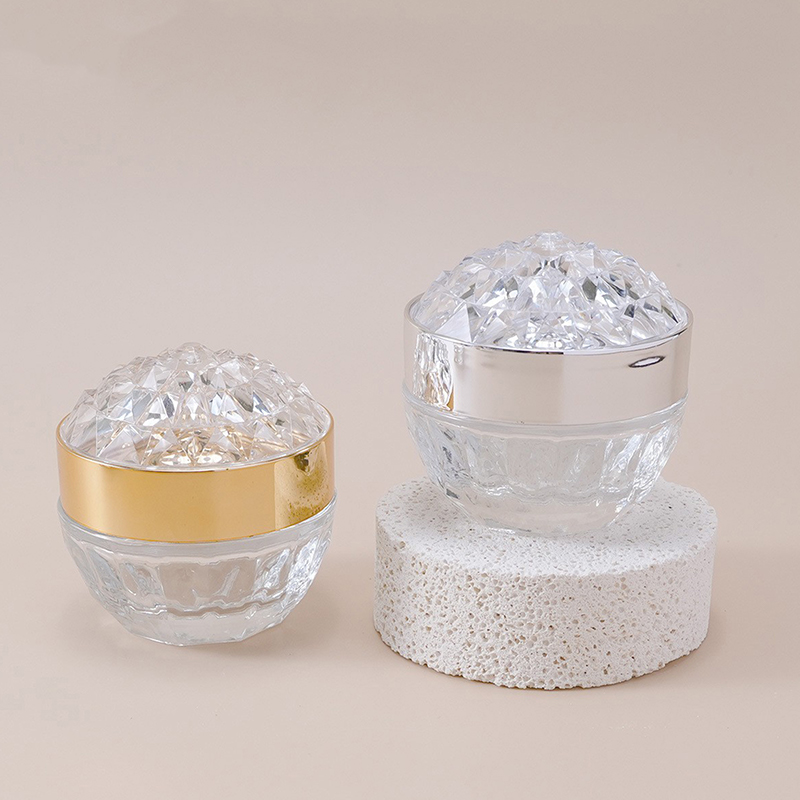 Botol Krim Wajah Kaca Mewah 50 - Luxury Skincare Containers ulasan dan harga