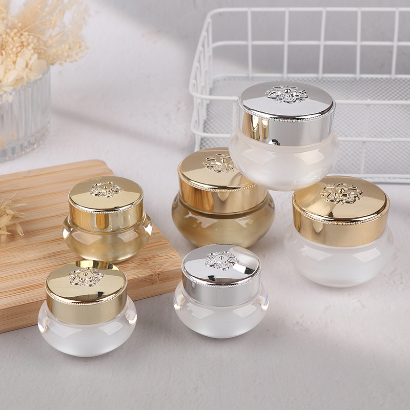 Botol Krim Akrilik Kosong untu - Luxury Skincare Containers ulasan dan harga