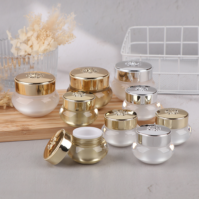 Botol Krim Akrilik Kosong untu - Luxury Skincare Containers ulasan dan harga