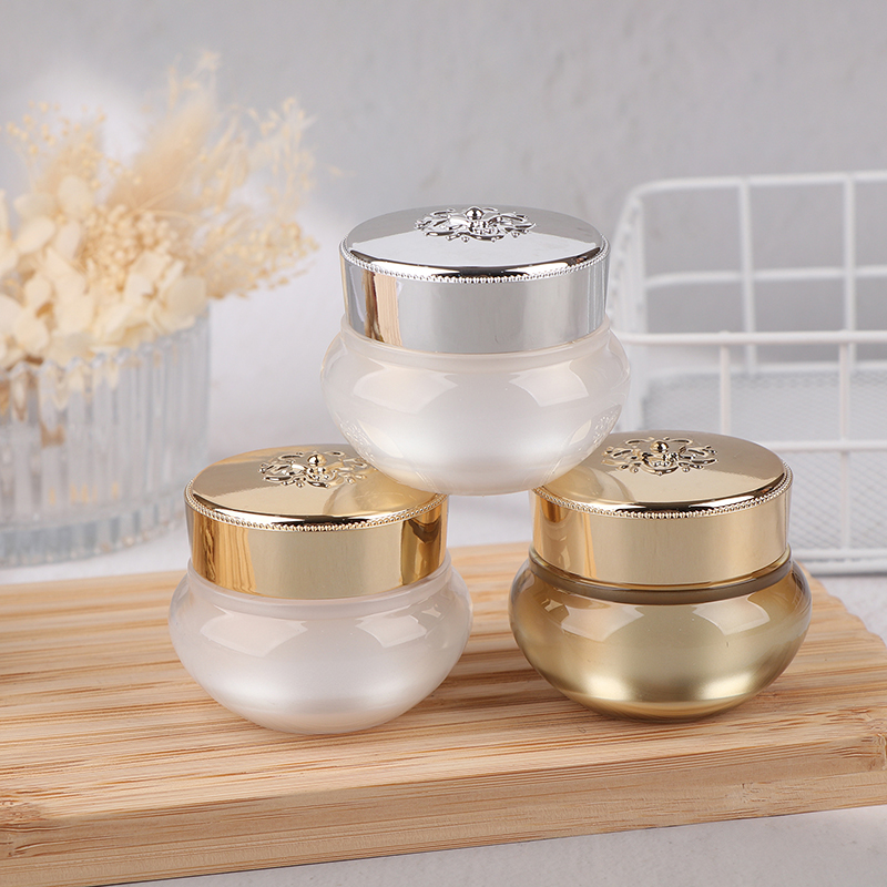 Botol Krim Akrilik Kosong untu - Luxury Skincare Containers ulasan dan harga