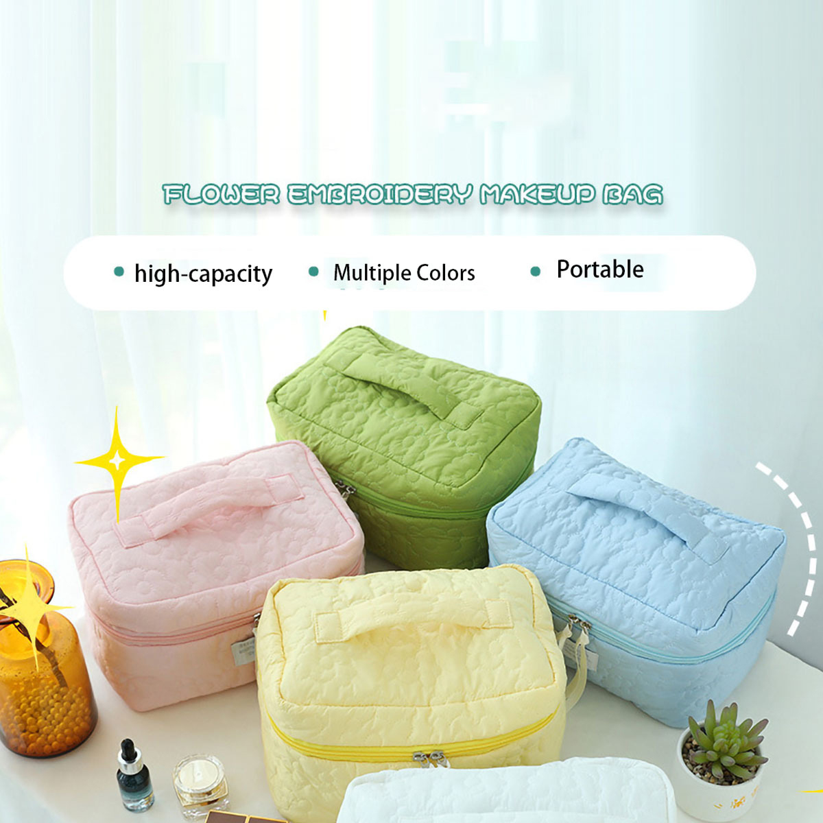Ins gaya permen warna tas rias - Luxury Skincare Containers ulasan dan harga