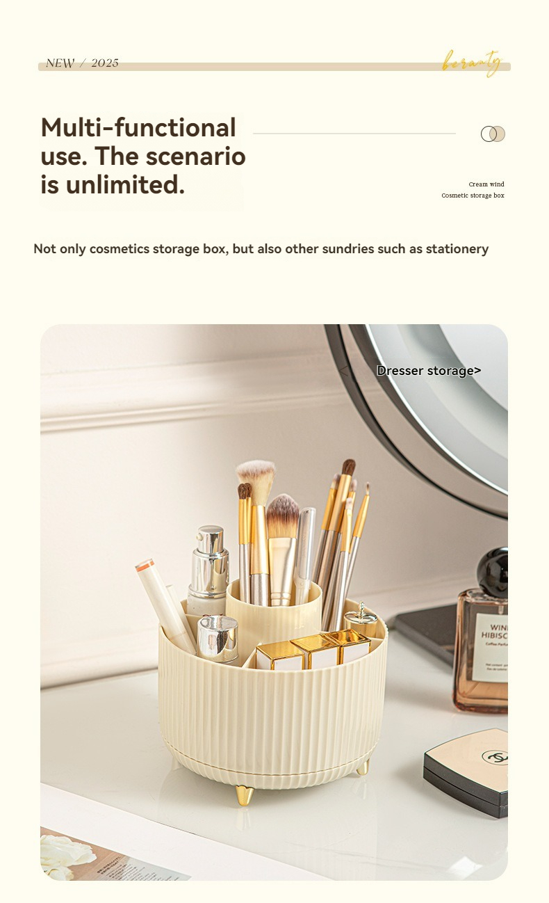 Kaki Emas Mewah Ringan 360 °   - Luxury Skincare Containers ulasan dan harga