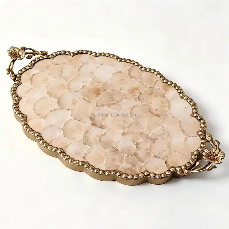 Nampan Inlay Mutiara Mewah Gay - Luxury Skincare Tray ulasan dan harga